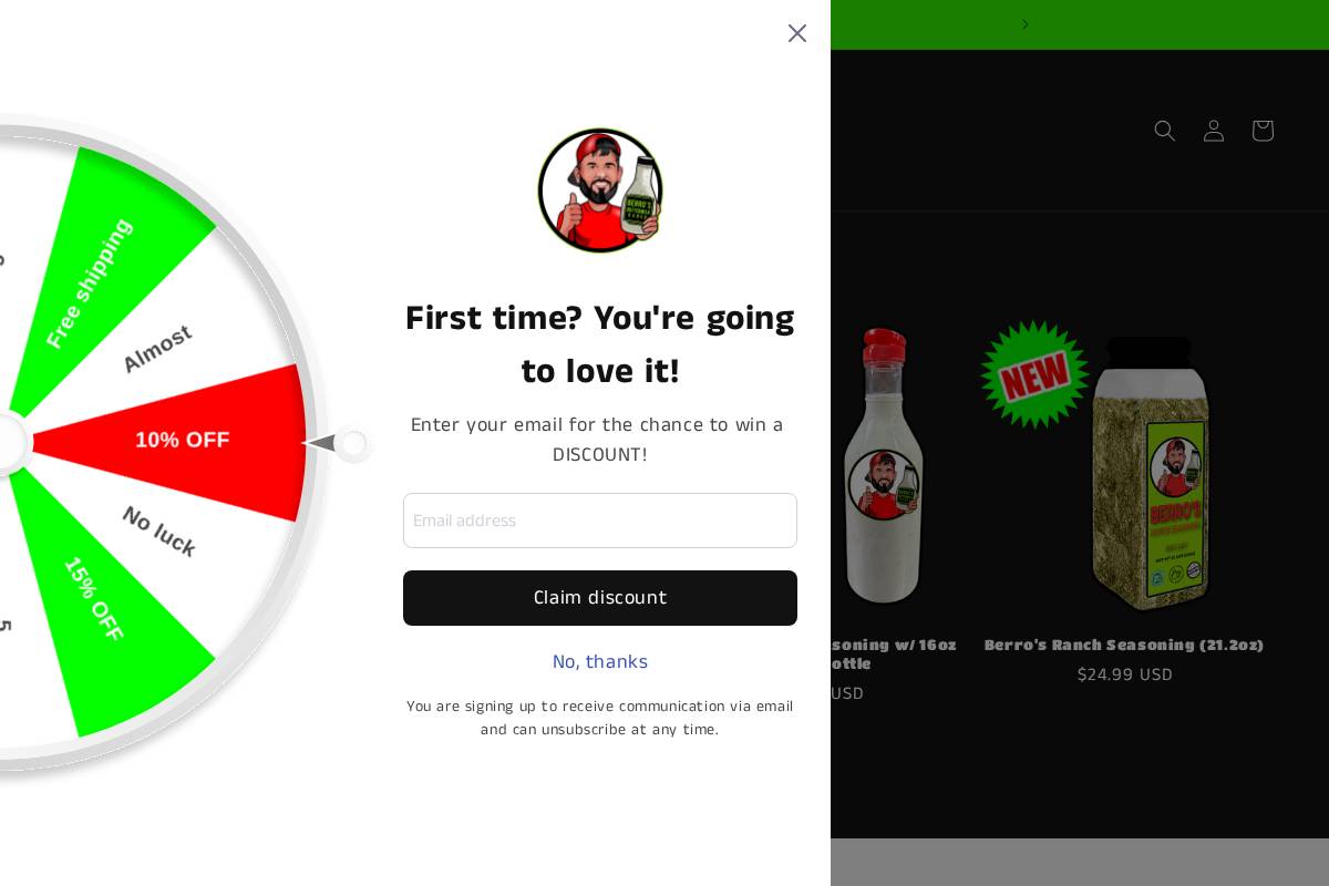 berrosranch.com homepage screenshot