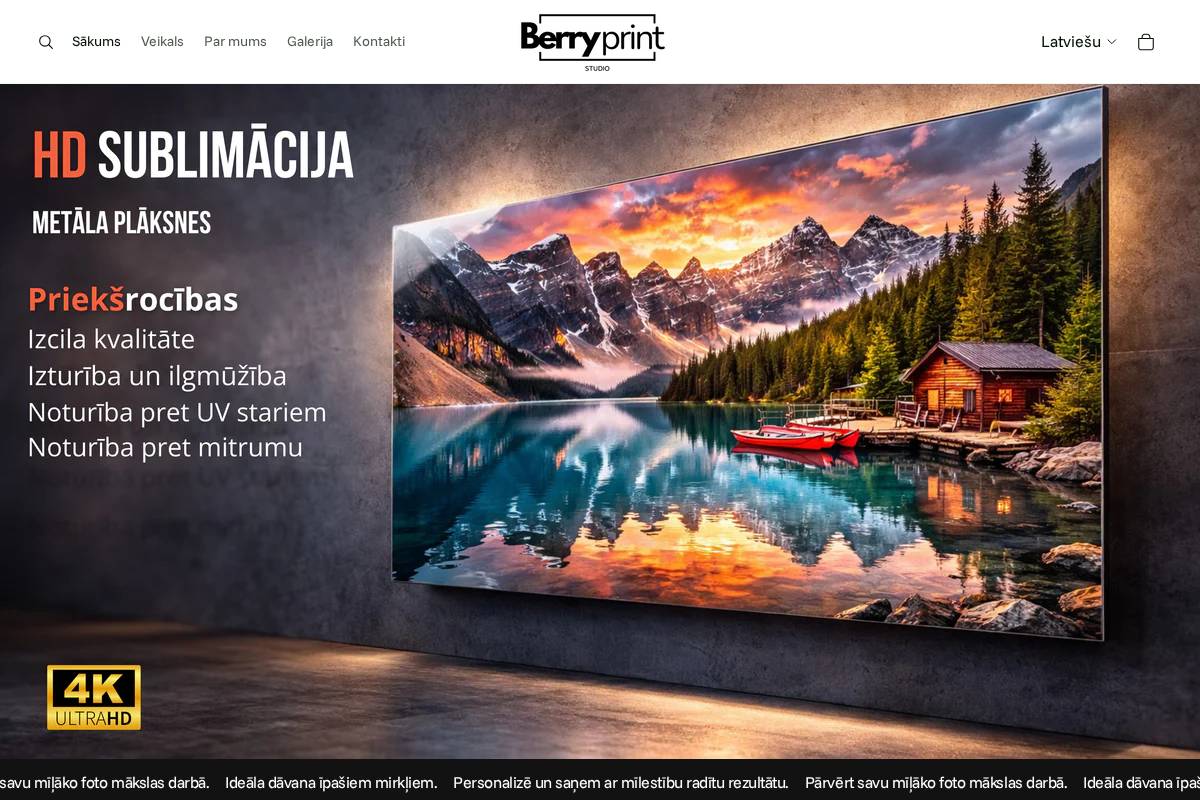 berry-print.lv homepage screenshot