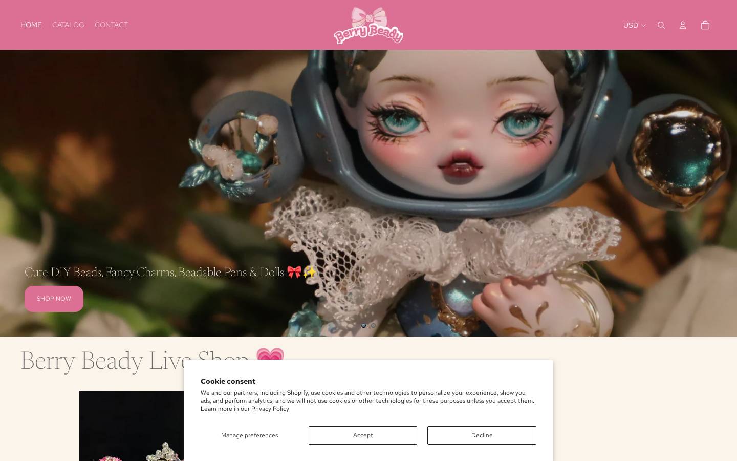 berrybeady.com homepage screenshot