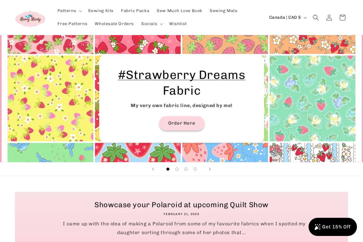 berrybirdy.com homepage screenshot