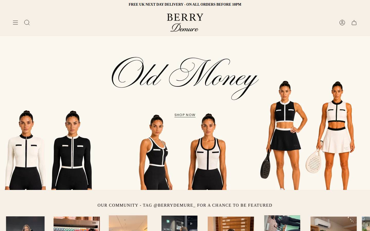 berrydemure.com homepage screenshot