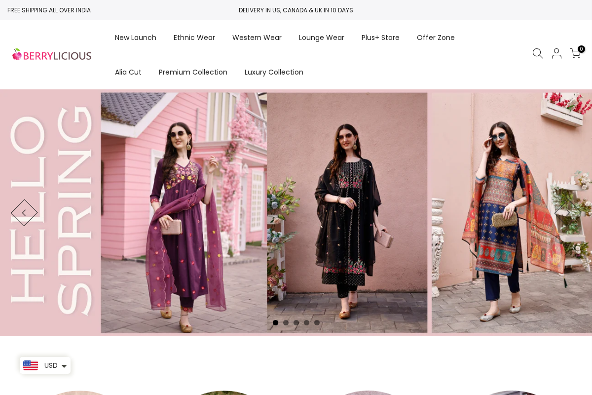 Berrylicious homepage screenshot