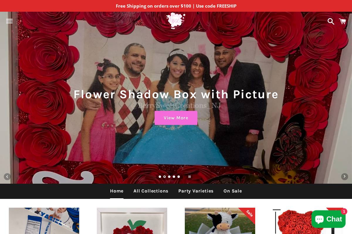 berrysweetc.com homepage screenshot