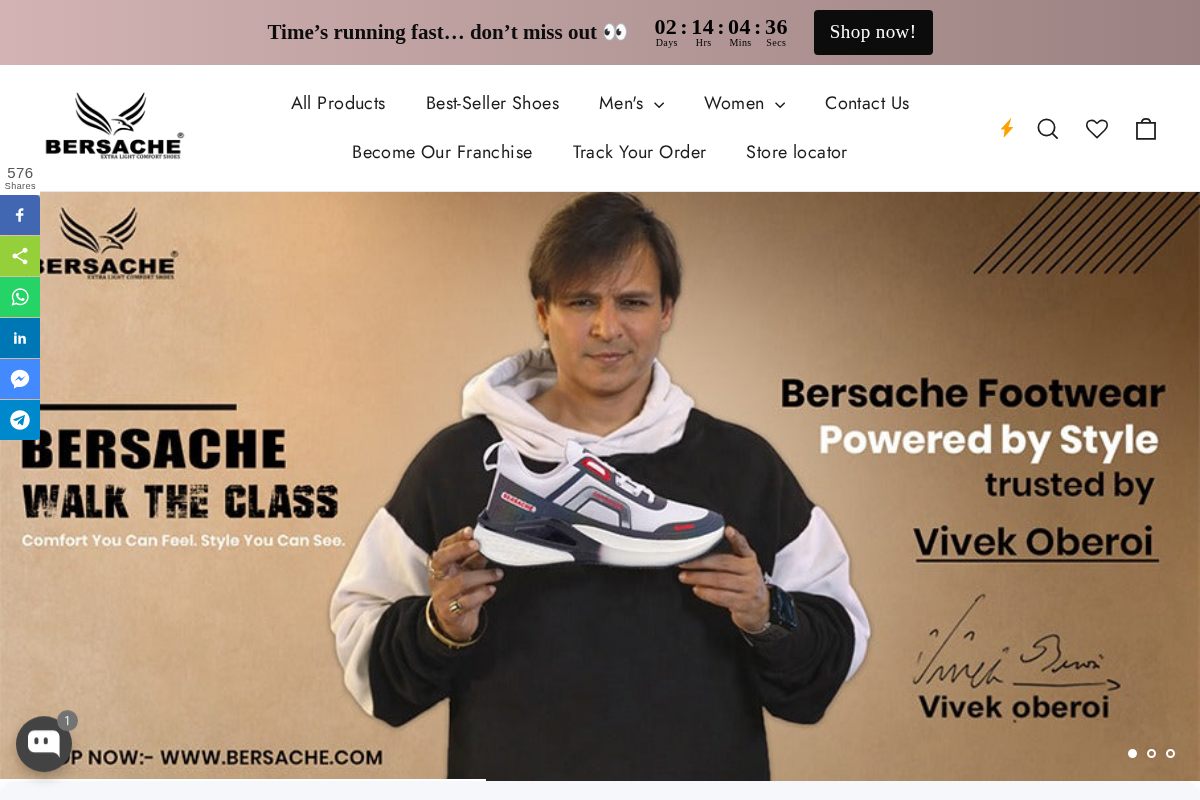 Bersache homepage screenshot