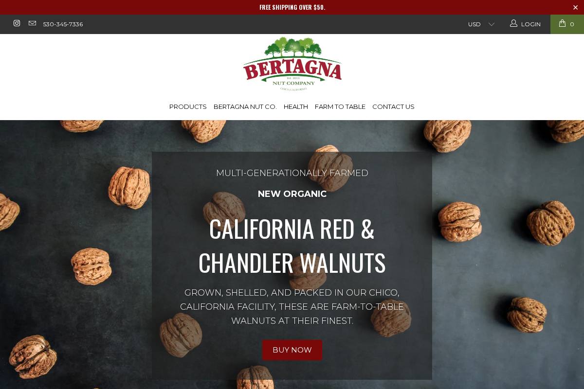 bertagnanutco.com homepage screenshot