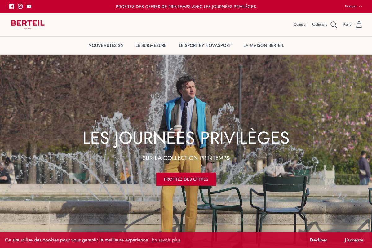 berteil.com homepage screenshot
