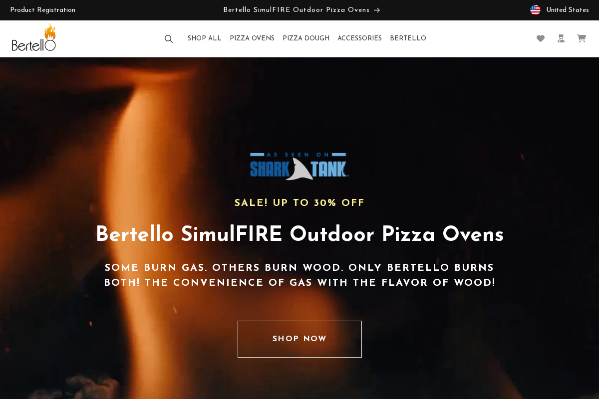 bertello.com homepage screenshot
