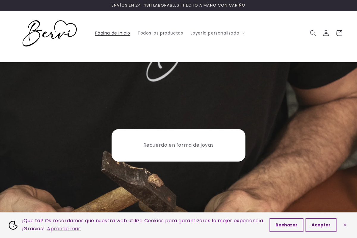 Bervi.es homepage screenshot