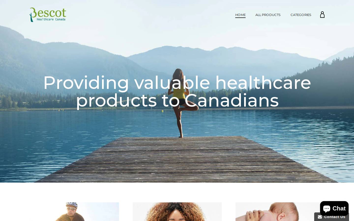 bescothealth.com homepage screenshot