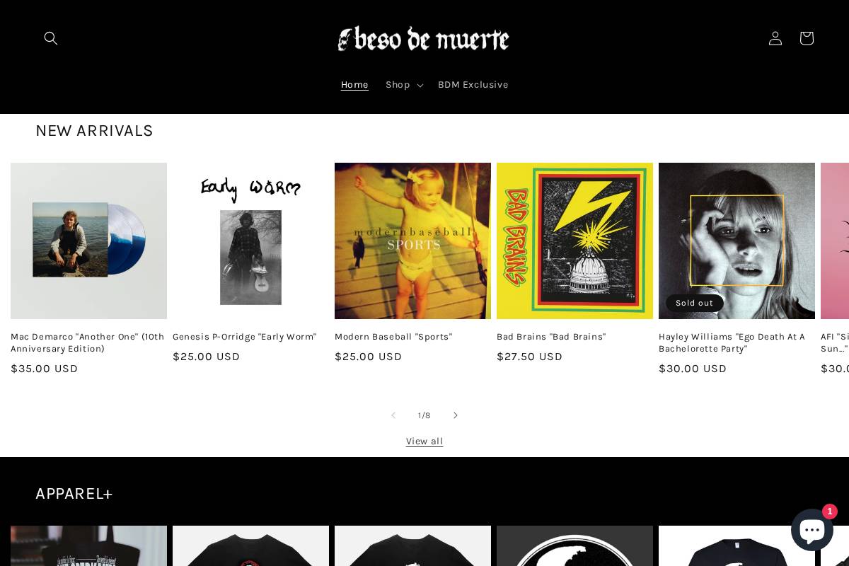 besodemuerte.com homepage screenshot