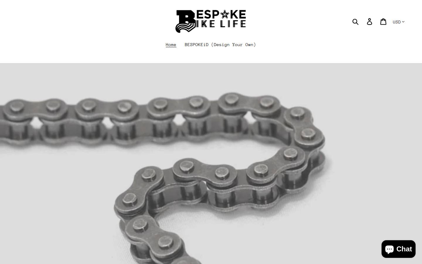 bespokebikelife.com homepage screenshot