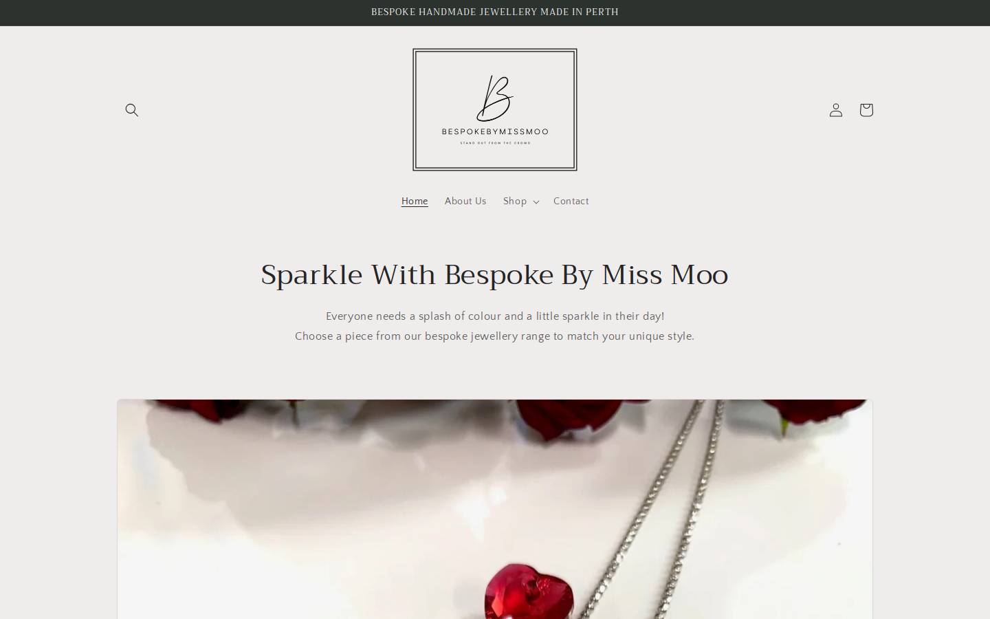 bespokebymissmoo.com.au homepage screenshot