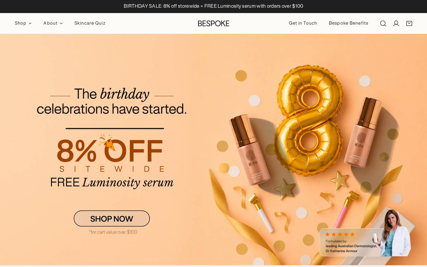 bespokeskintechnology.com homepage screenshot