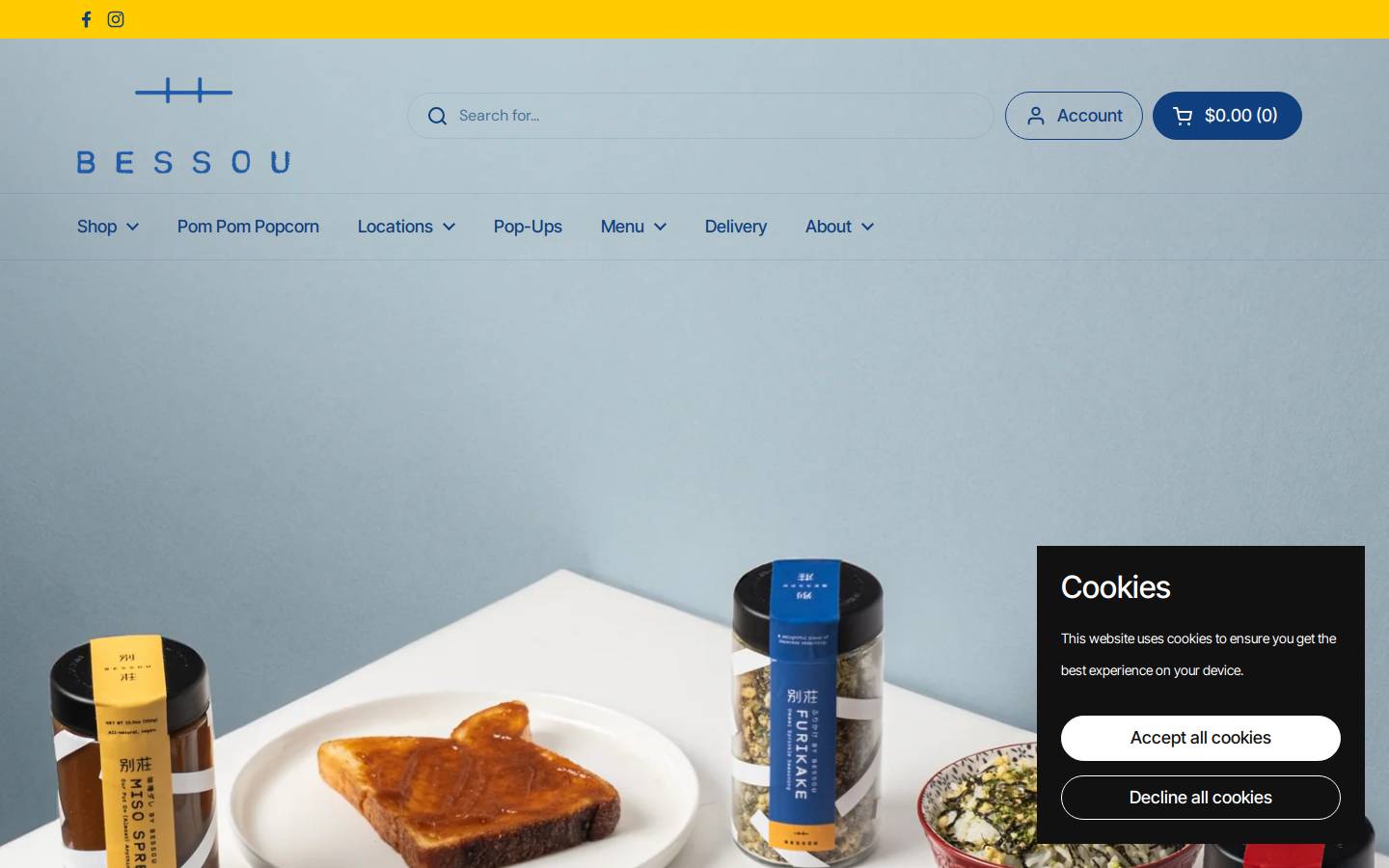 bessou.nyc homepage screenshot