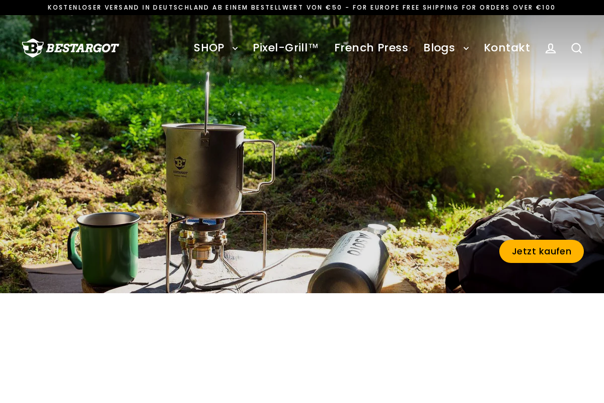 Bestargotcamp homepage screenshot