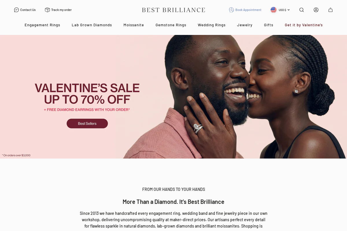 Best Brilliance homepage screenshot