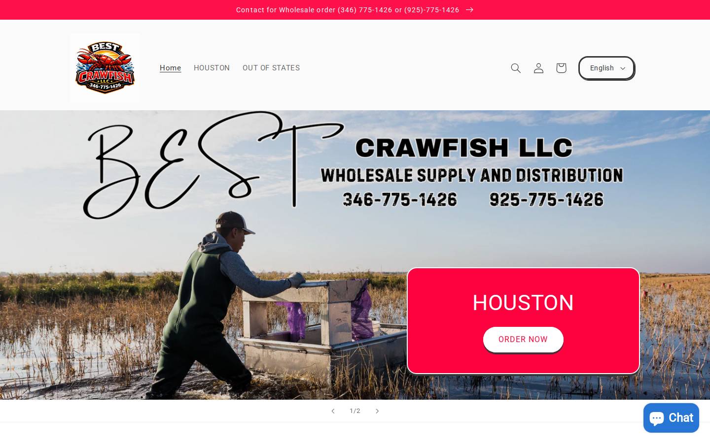bestcrawfishllc.com homepage screenshot