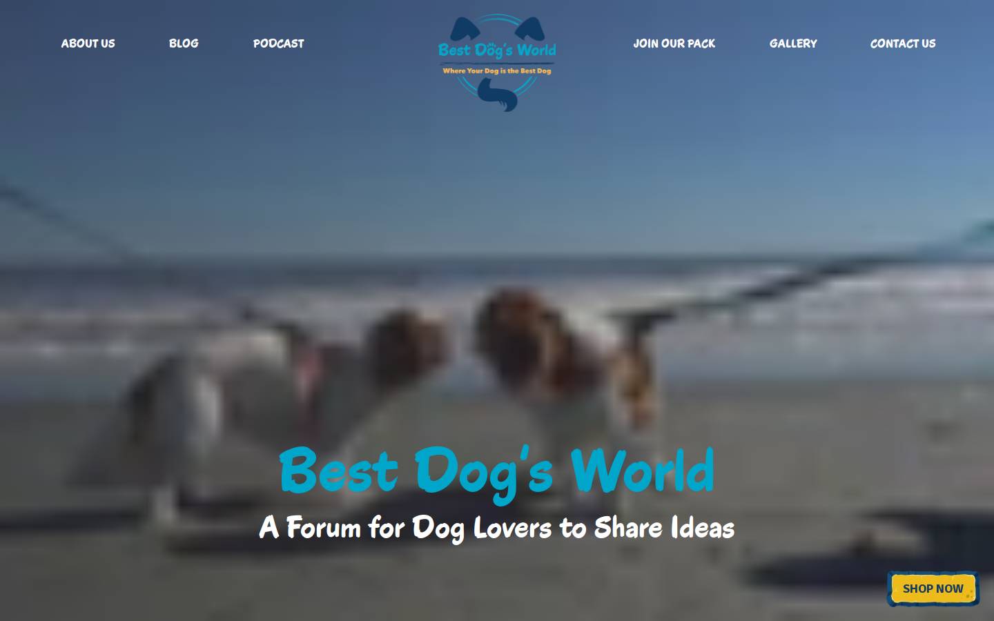 bestdogsworld.com homepage screenshot