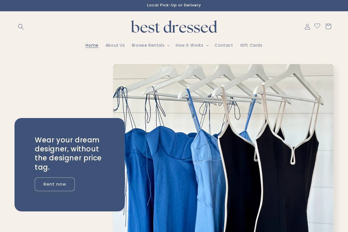 bestdressed.ca homepage screenshot