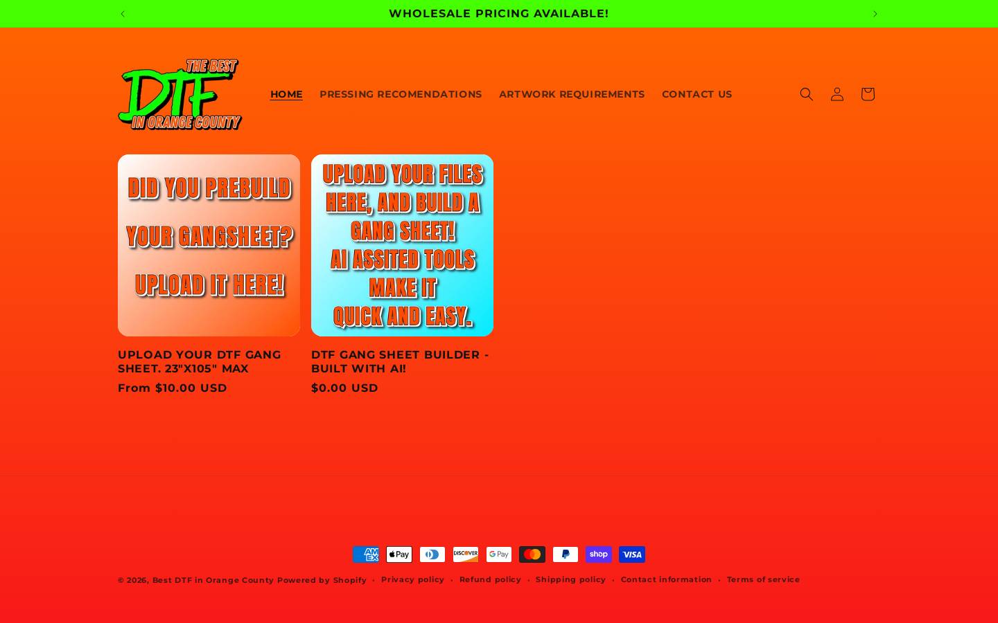 bestdtfoc.com homepage screenshot