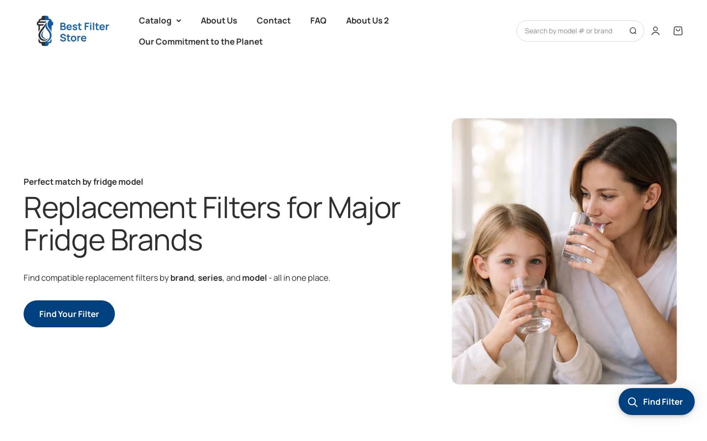 bestfilterstore.com homepage screenshot