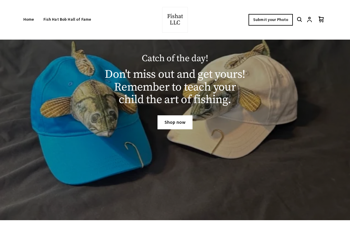 Bestfishhat homepage screenshot