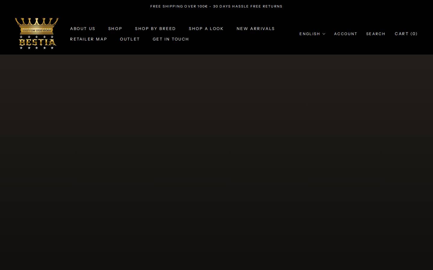Bestia Pet EOOD homepage screenshot