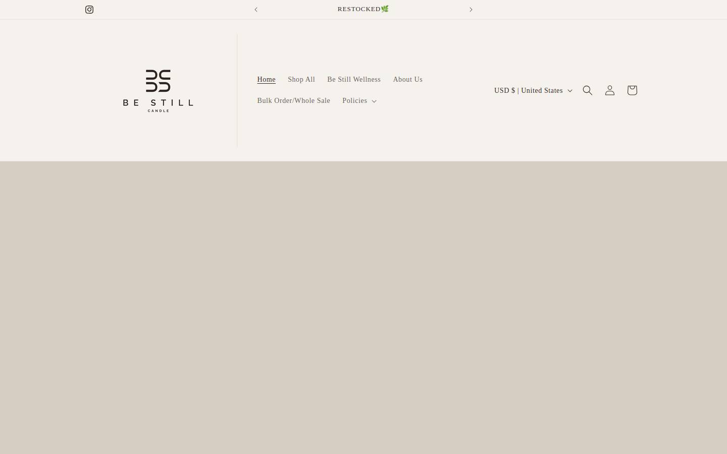 bestillcandle.com homepage screenshot