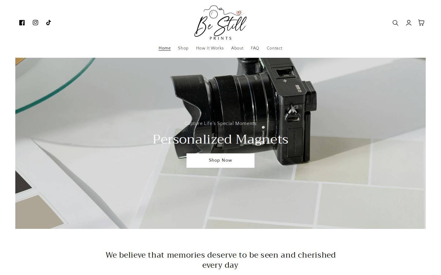 bestillprints.com homepage screenshot