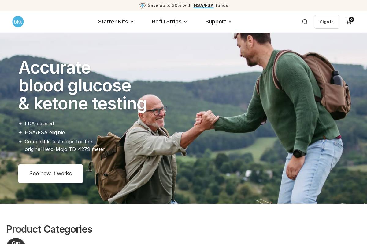 bestketonetest.com homepage screenshot