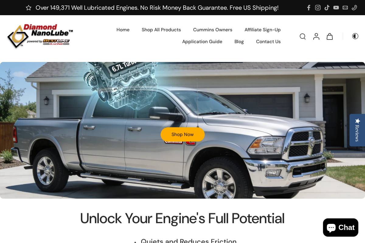 bestlineracing.com homepage screenshot