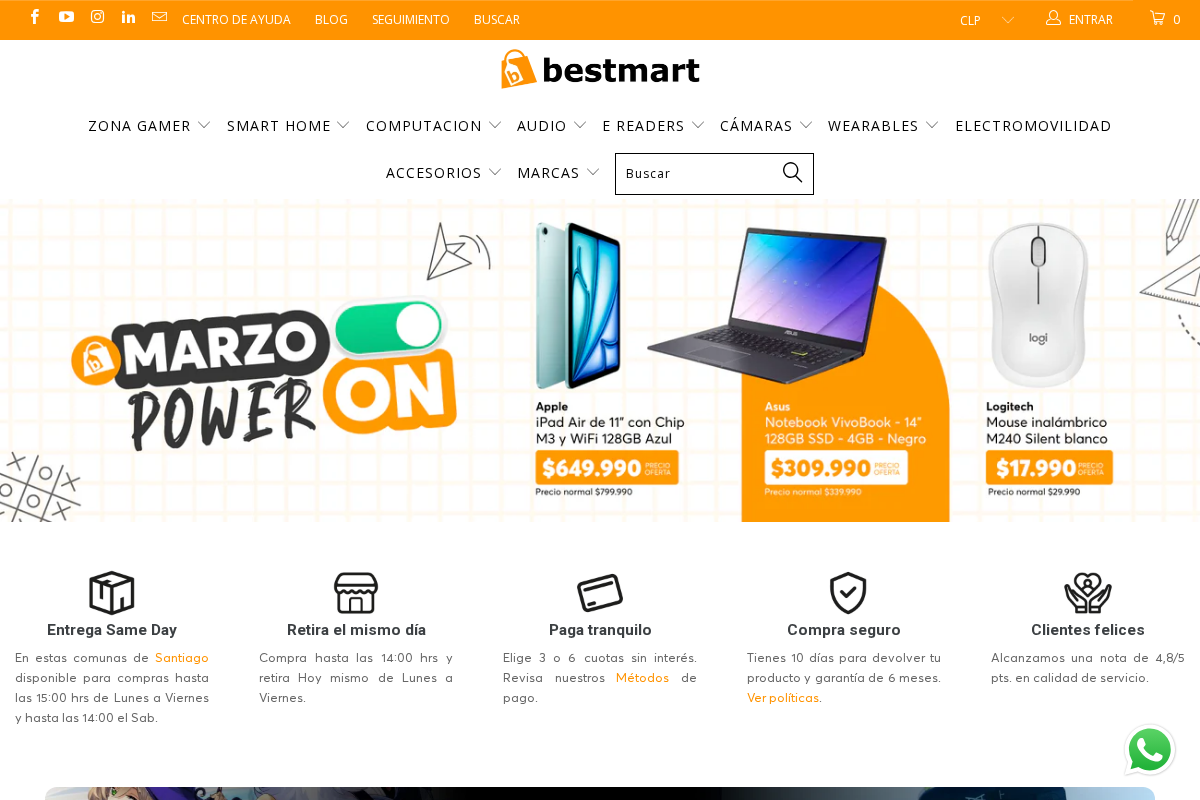 Bestmart homepage screenshot