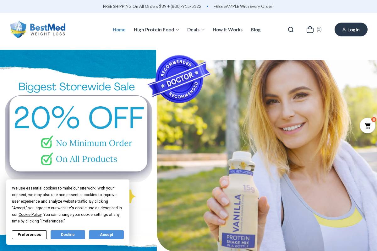 bestmedweightloss.com homepage screenshot