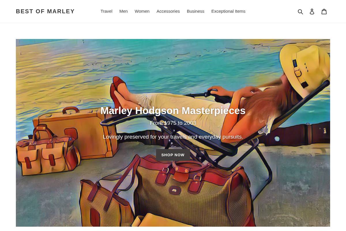 bestofmarley.com homepage screenshot