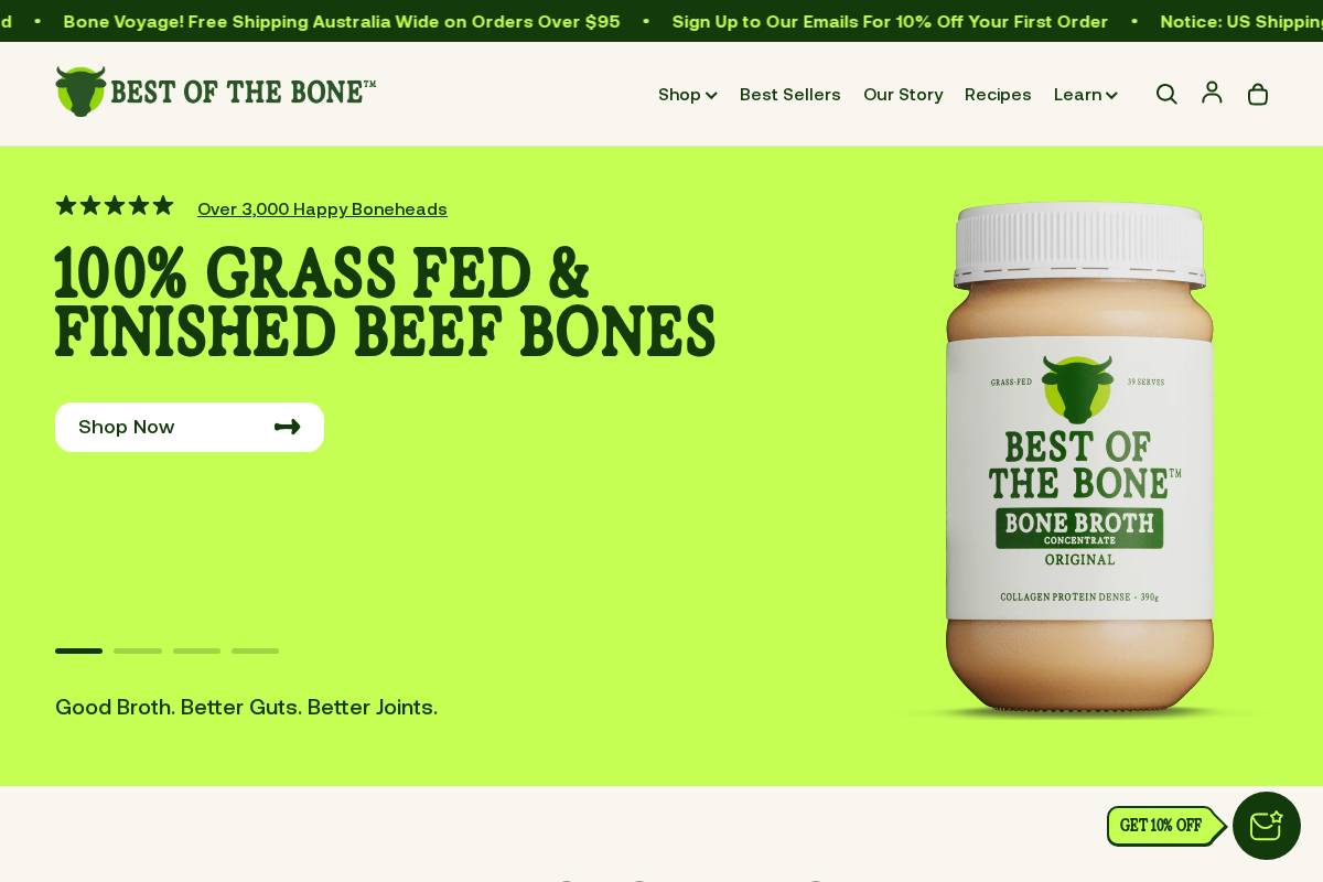 bestofthebone.com homepage screenshot