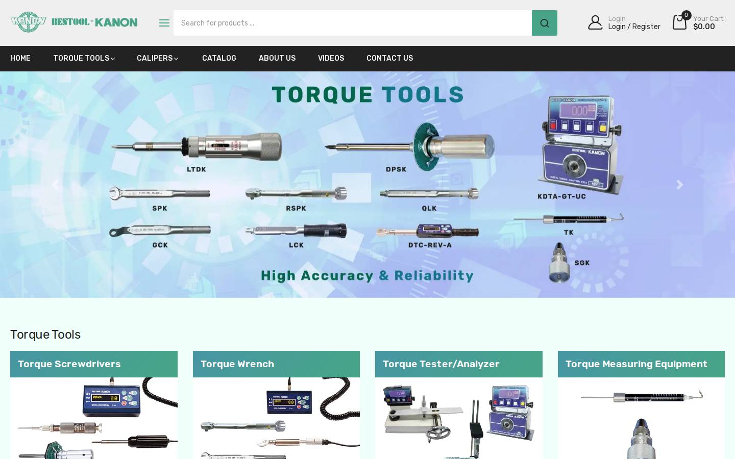 bestool-kanon.com homepage screenshot
