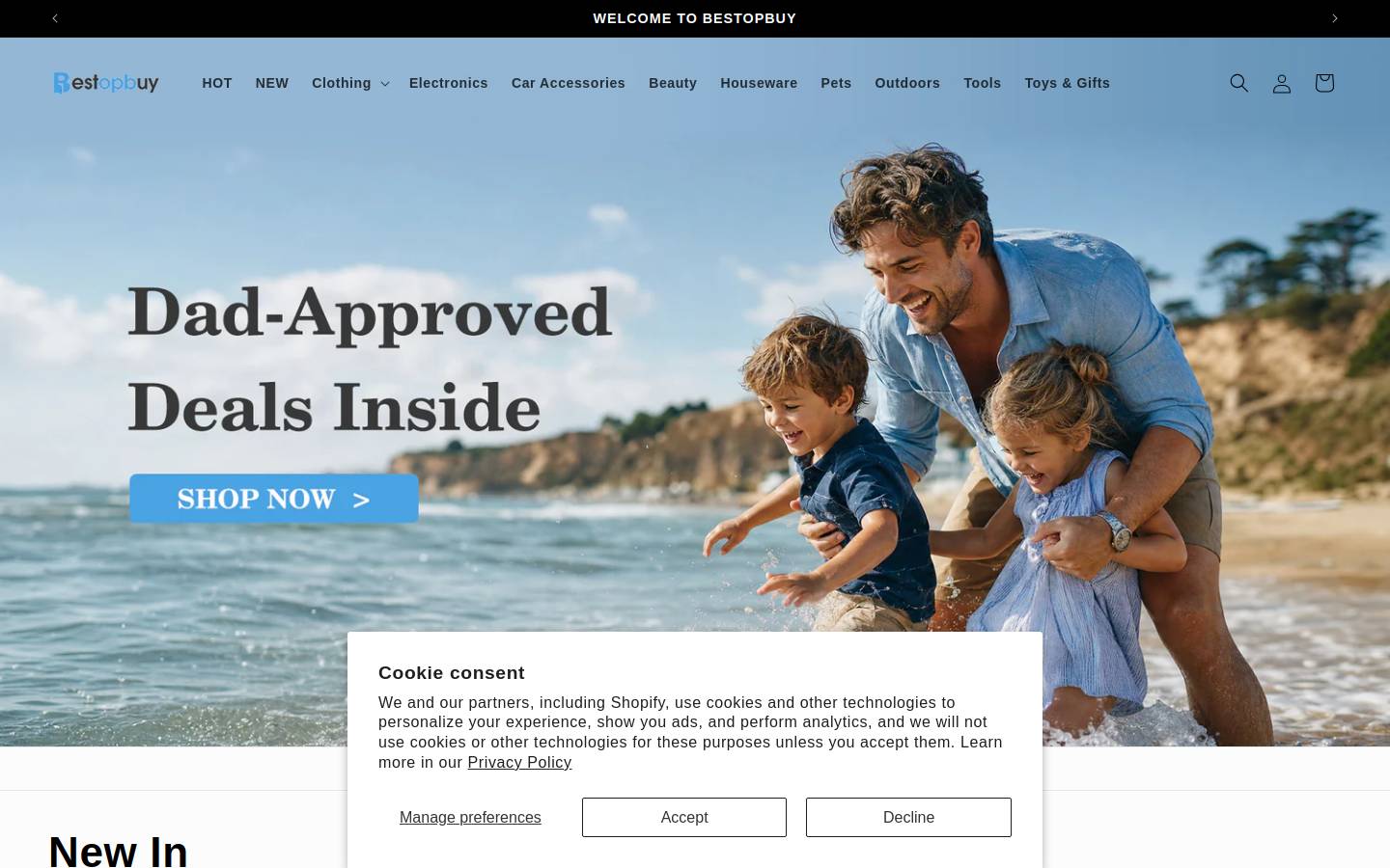 Best Top Buy homepage screenshot
