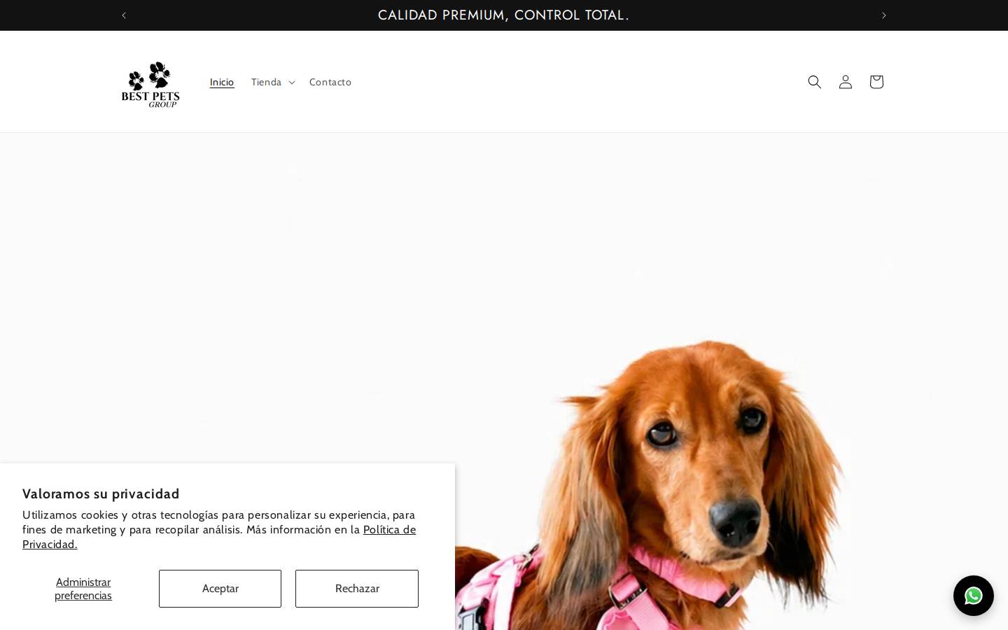 bestpetsgroup.com homepage screenshot