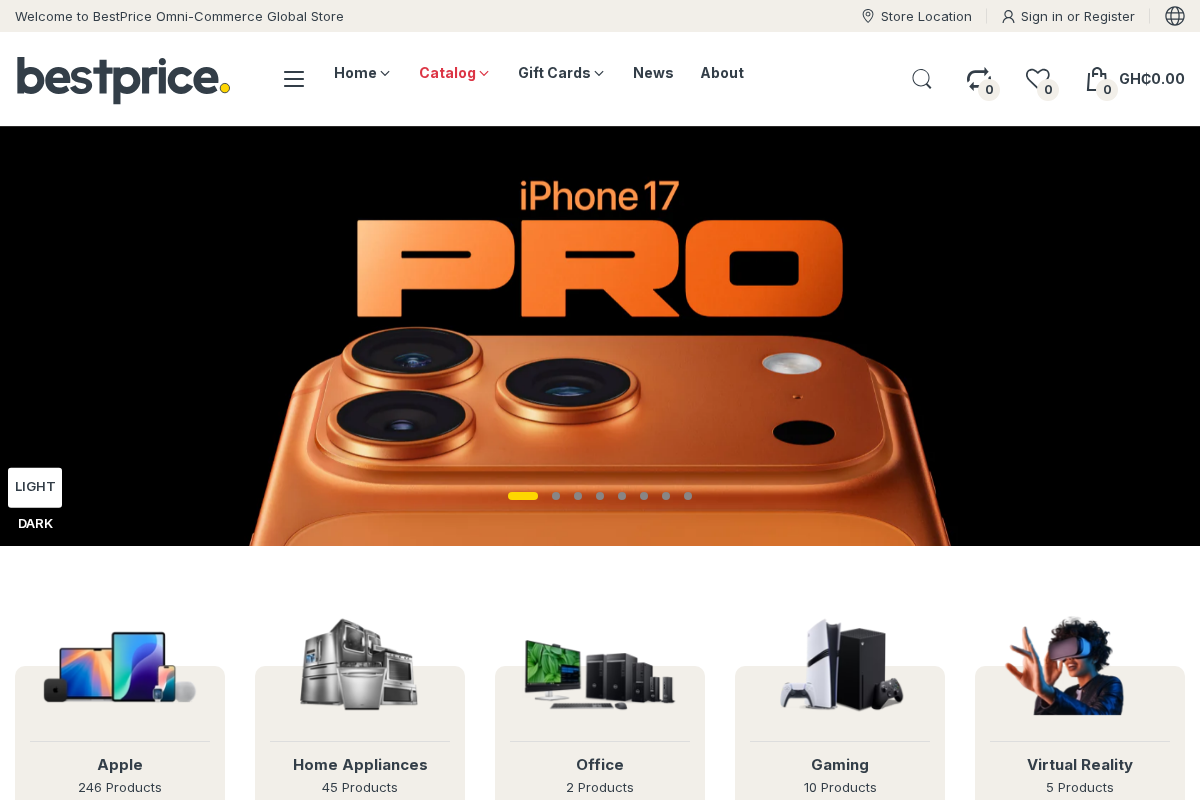 BestPrice Ghana homepage screenshot