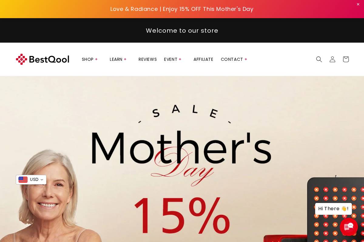 BestQool homepage screenshot