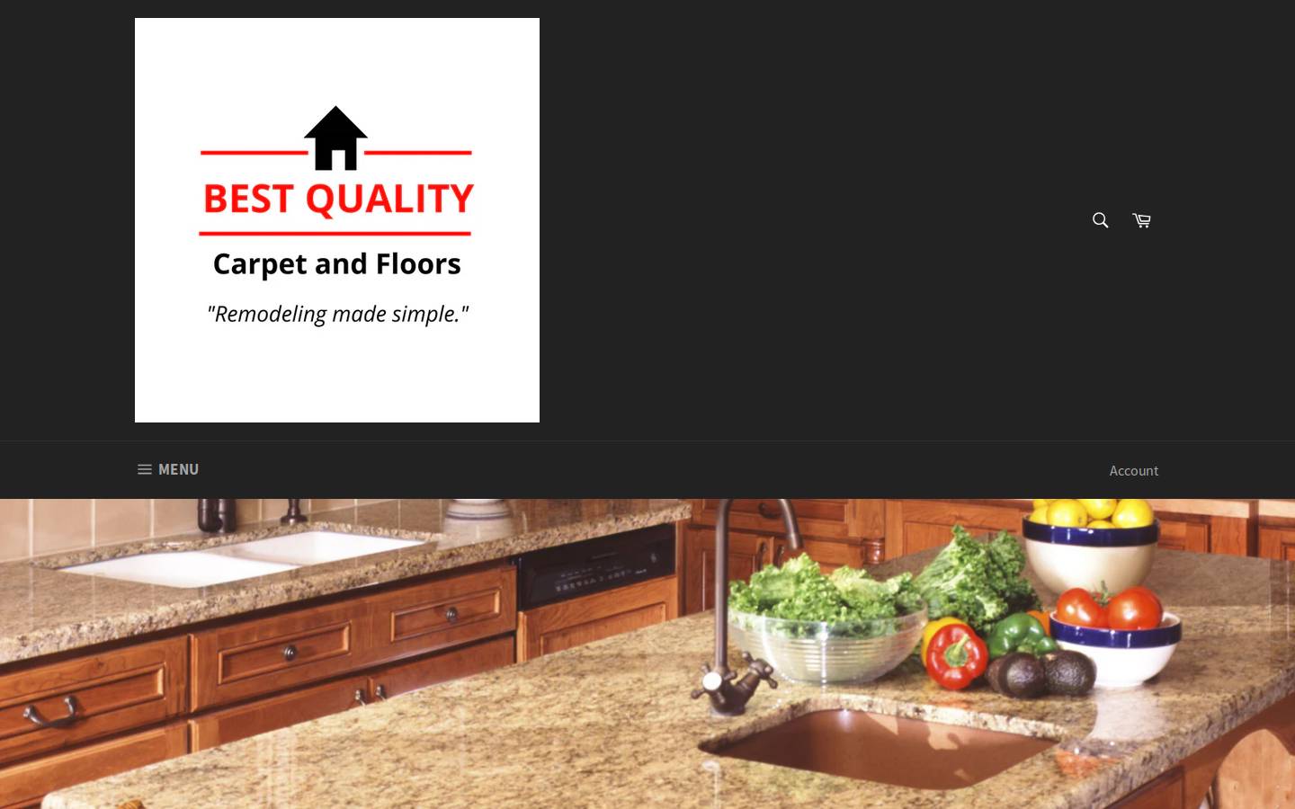 bestqualitycarpetandfloor.com homepage screenshot