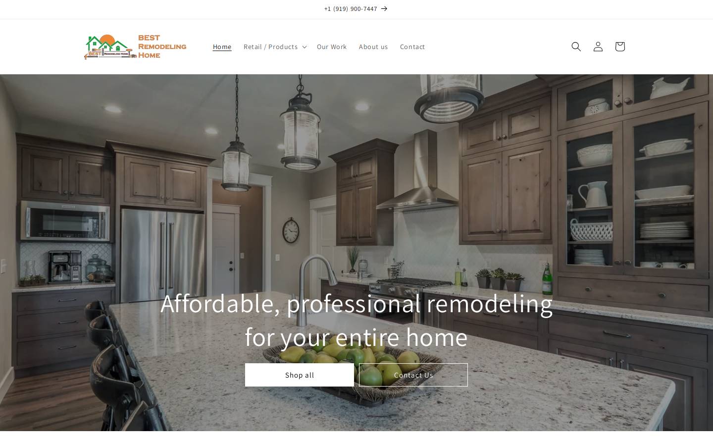 bestremodelinghome.com homepage screenshot