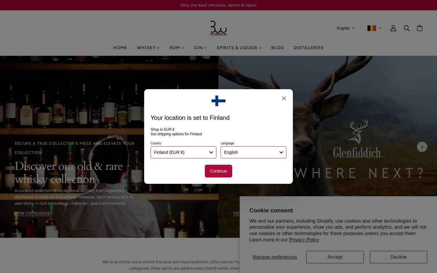 bestrum.be homepage screenshot