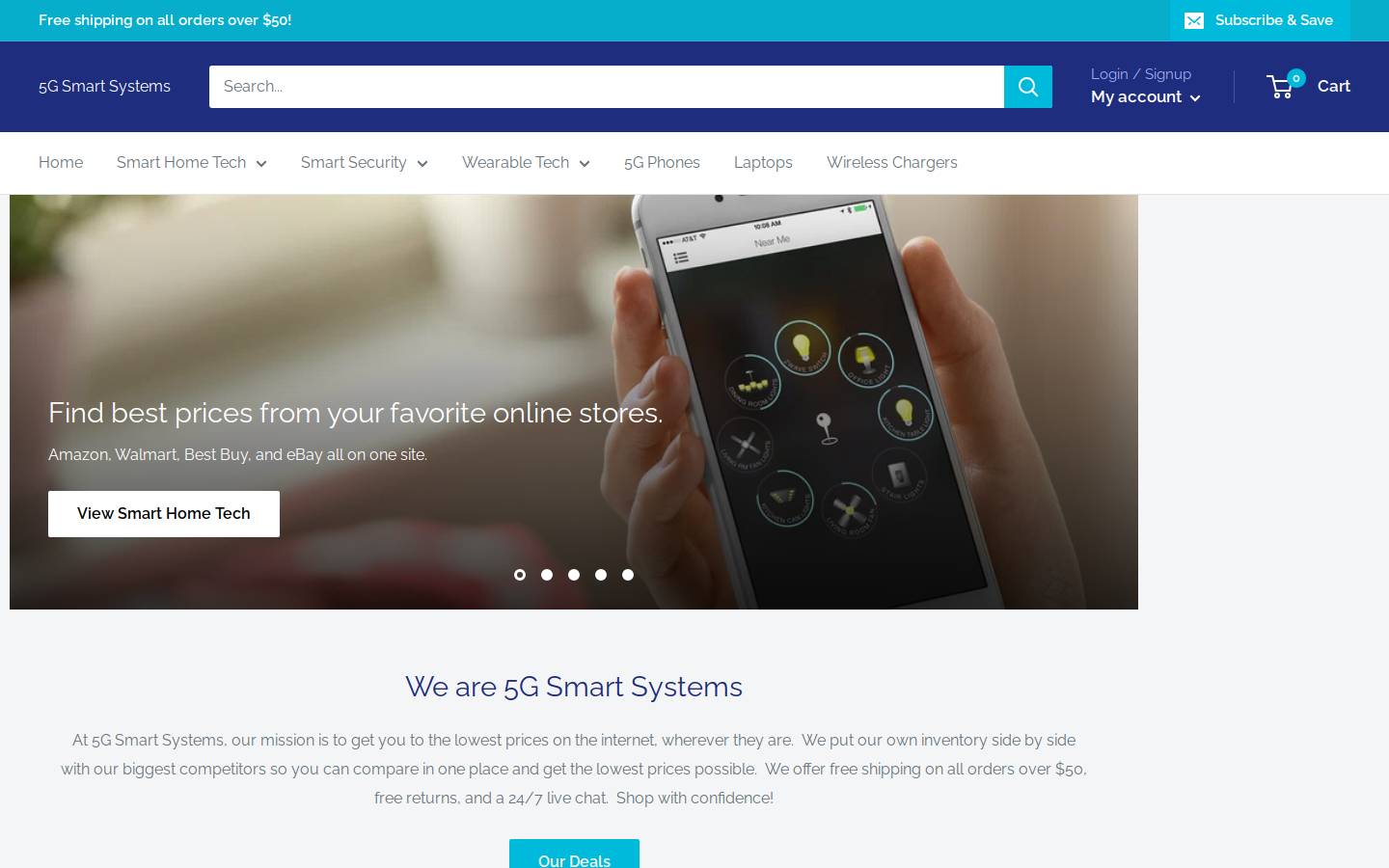 bestsmartphones.com homepage screenshot