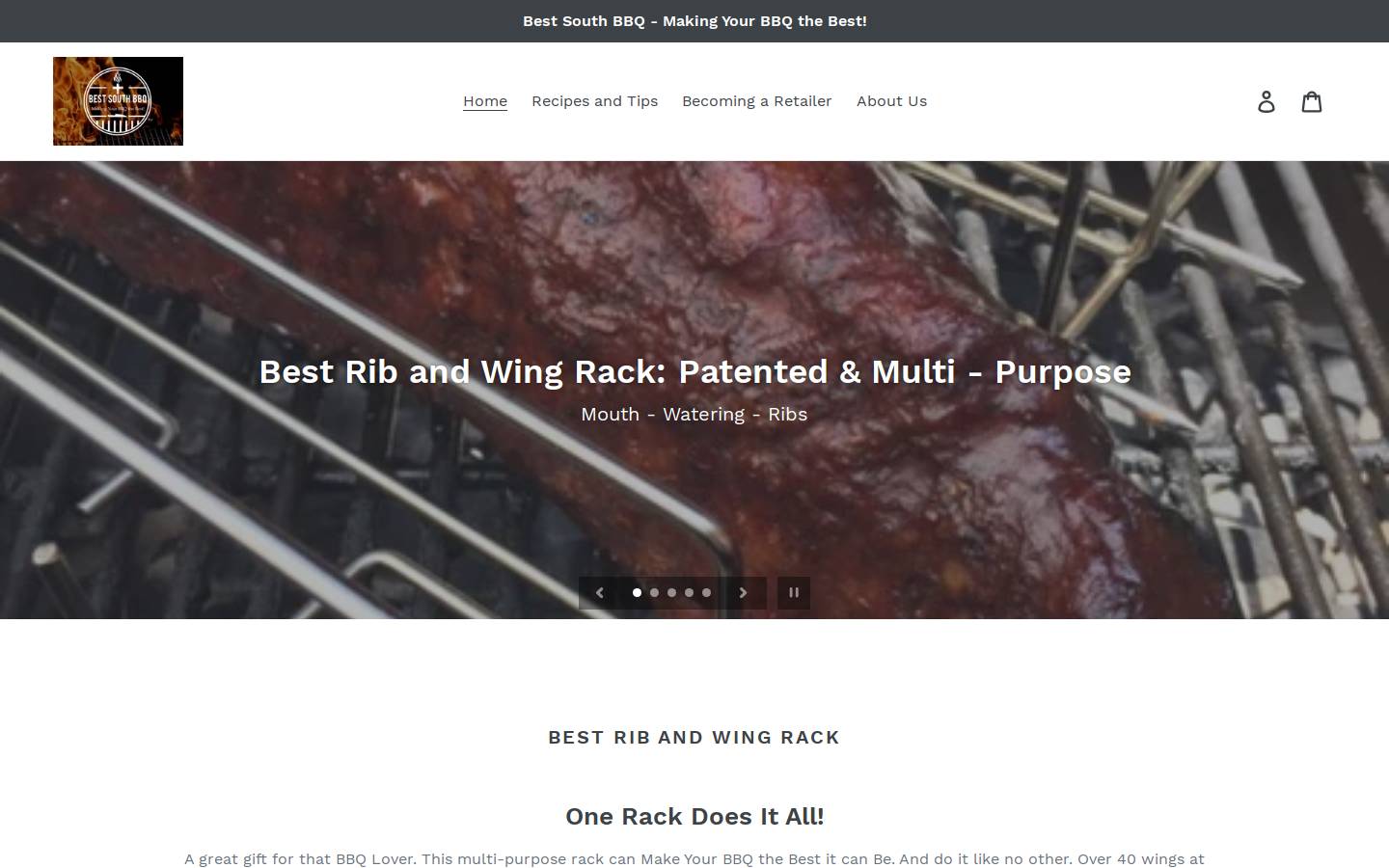bestsouthbbq.com homepage screenshot
