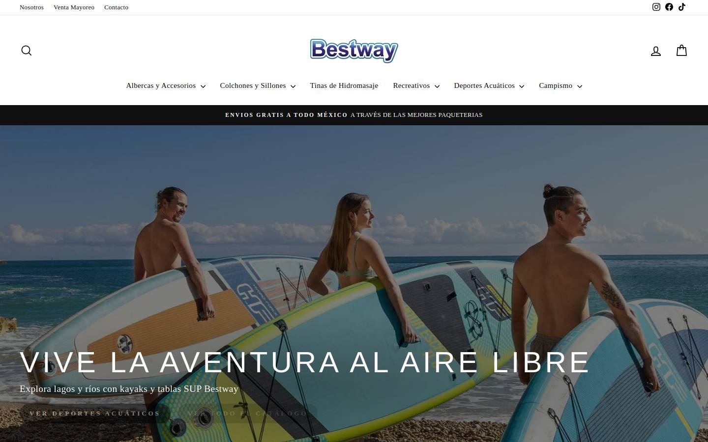 bestwaystore.mx homepage screenshot