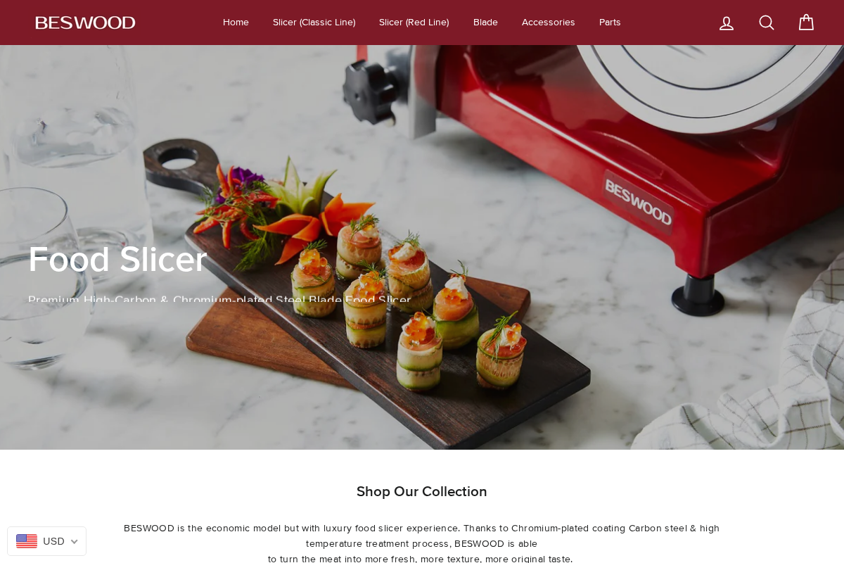 BESWOOD homepage screenshot