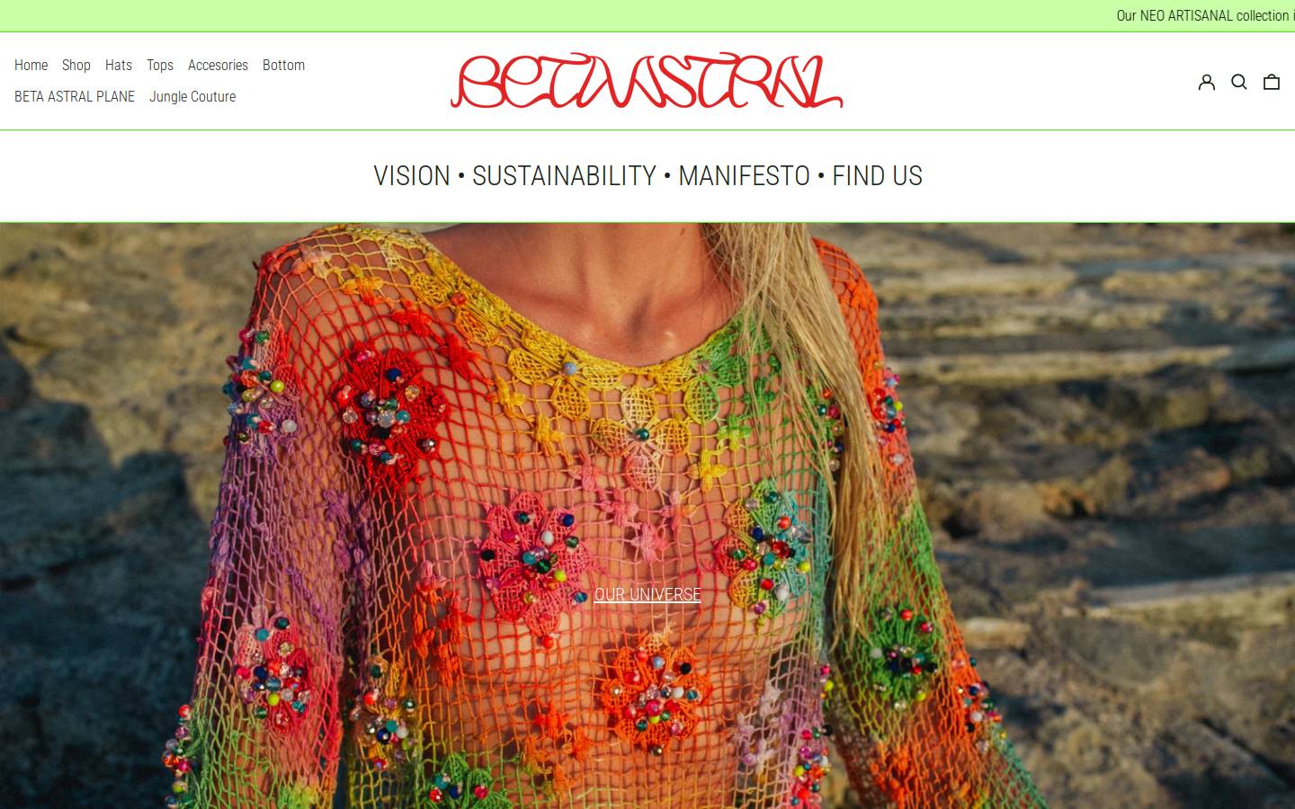betaastral.com homepage screenshot