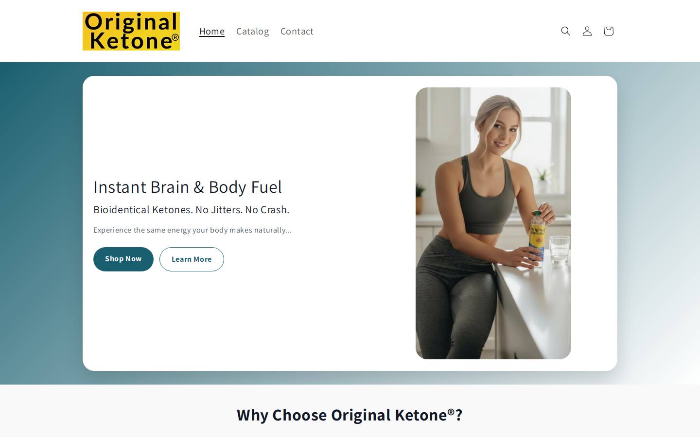 betaflowketone.com homepage screenshot