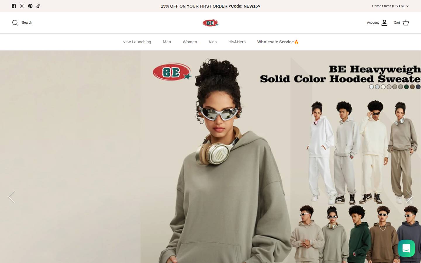 bethrivedclothing.com homepage screenshot